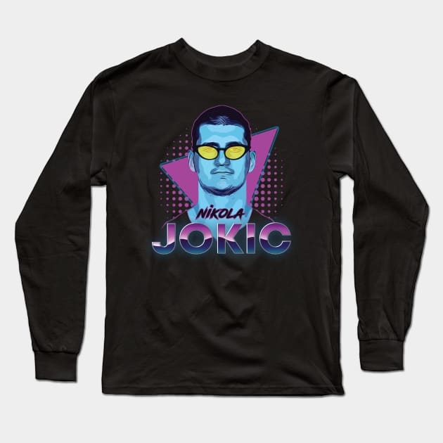 Nikola Jokic Long Sleeve T-Shirt by slawisa